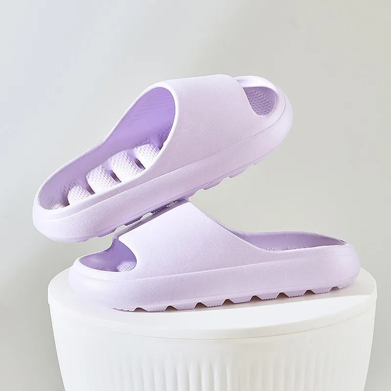 الرجال المنزل النعال منصة الجوف الوحيد الصنادل الجافة السريعة الصيف الحمام سوبر ضوء لينة المضادة للانزلاق النعال للنساء بانتوفلاس