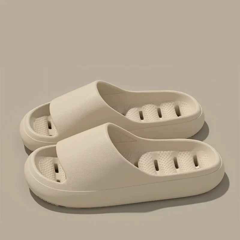 الرجال المنزل النعال منصة الجوف الوحيد الصنادل الجافة السريعة الصيف الحمام سوبر ضوء لينة المضادة للانزلاق النعال للنساء بانتوفلاس