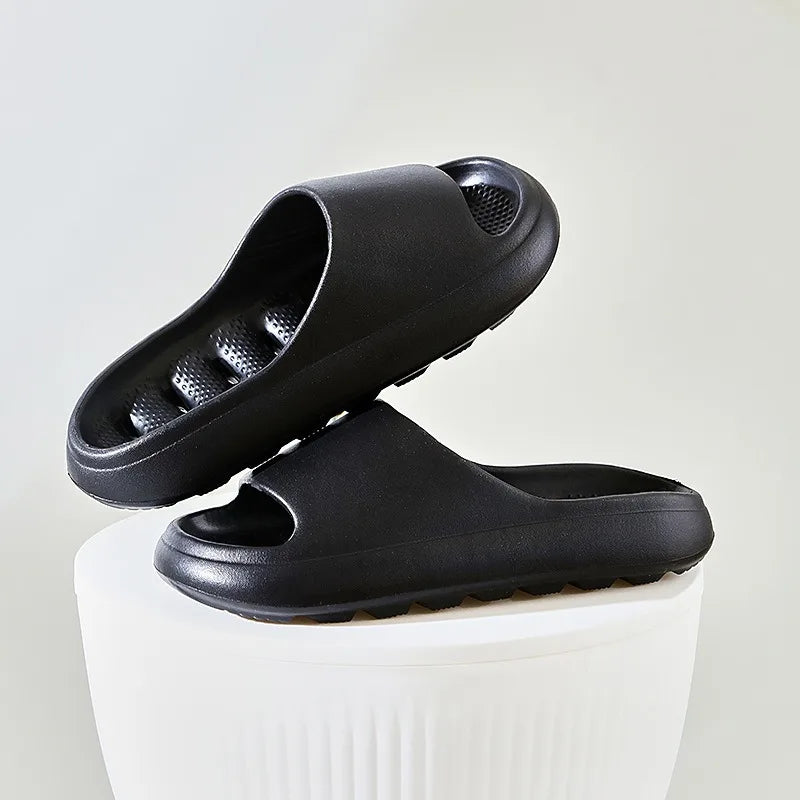 الرجال المنزل النعال منصة الجوف الوحيد الصنادل الجافة السريعة الصيف الحمام سوبر ضوء لينة المضادة للانزلاق النعال للنساء بانتوفلاس